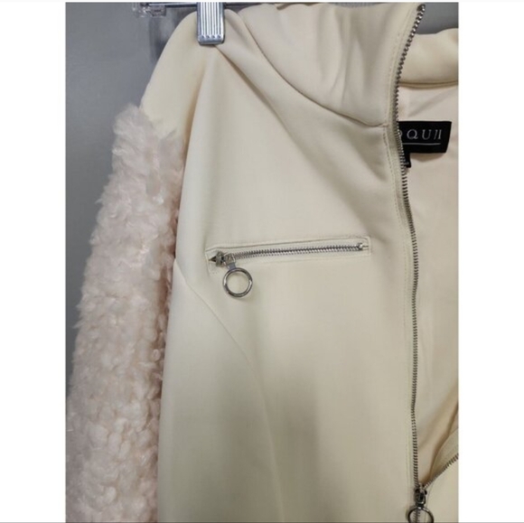 NWT ELOQUII 14 SHERPA SLEEVE JUMPSUIT - Picture 4 of 9